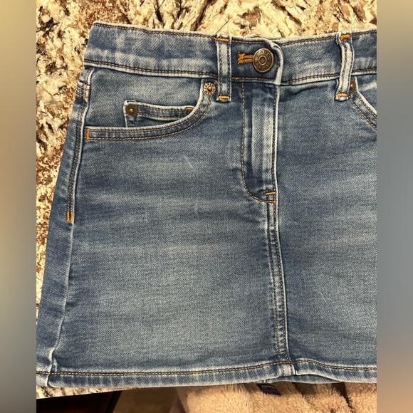 Crewcuts J. Crew Kids Girls Denim Mini Skirt- Like New - Girls SZ 7 - Picture 4 of 11